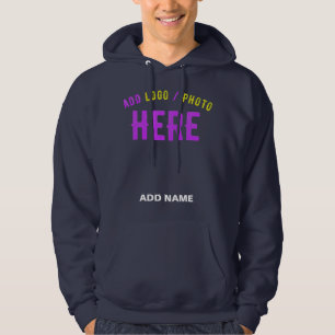 MOLETOM NA MODA MODERNO PERSONALIZADO MARINHO AZUL VERIFIC
