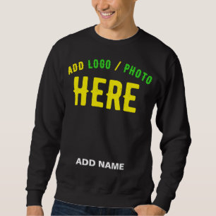 MOLETOM NA MODA MODERNO PERSONALIZÁVEL NEGRO VERIFICADO CO