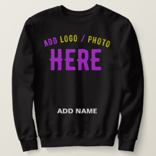 MOLETOM NA MODA MODERNO PERSONALIZÁVEL NEGRO VERIFICADO CO