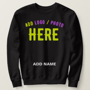 MOLETOM NA MODA MODERNO PERSONALIZÁVEL NEGRO VERIFICADO CO