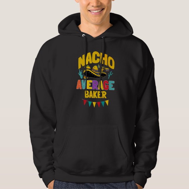 Moletom Nacho Média Baker Cinco De Mayo Correspondente Mex (Frente)