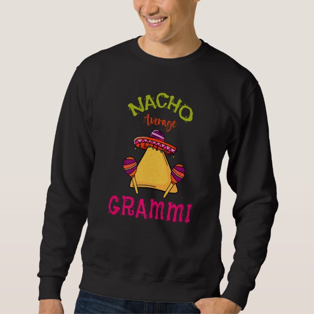 Moletom Nacho Média Grammi Mexicano Cinco de Mayo Avó (Frente)