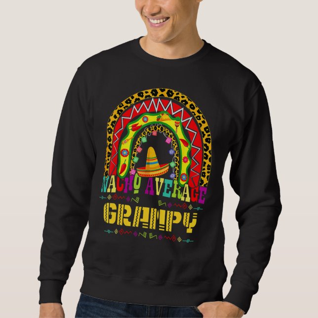 Moletom Nacho Média Grampy Cinco De Mayo Rainbow Mexicano (Frente)