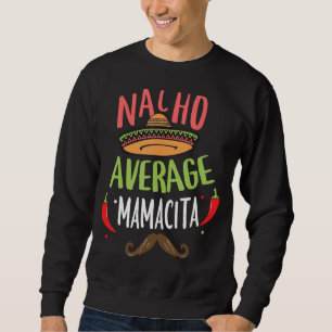 Moletom Nacho Média Mamacita Mexicana Mustache Cinco de M