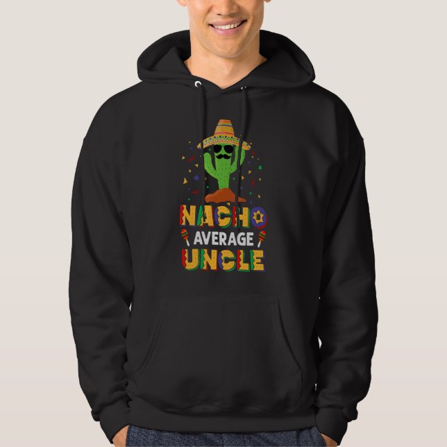Moletom Nacho Média Tio Cactus Sombrero Cinco De Mayo (Frente)