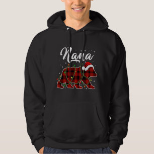 Moletom Nana Bear Xmas Red Xadrez Matando Natal