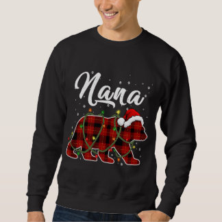Moletom Nana Bear Xmas Red Xadrez Matando Natal