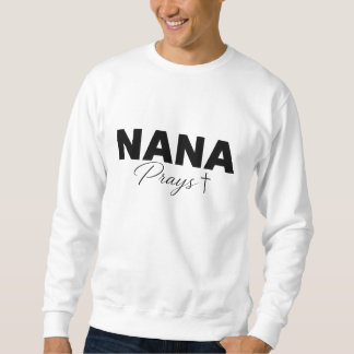 Moletom Nana Reza Cruz Negrito