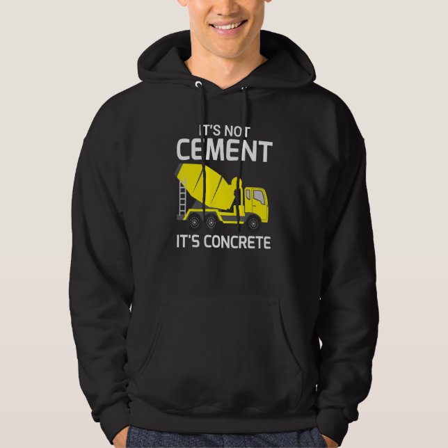 Moletom Não Cement Seu Concreto - Engenheiros Civis (Frente)