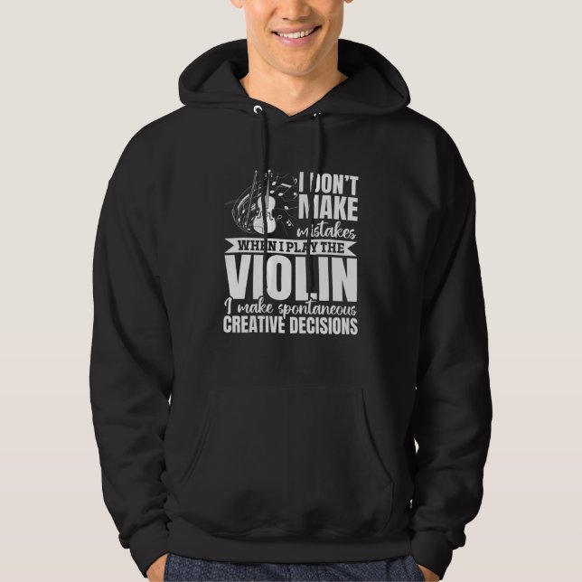 Moletom Não Cometo Erros Quando To Co Violino Violi (Frente)