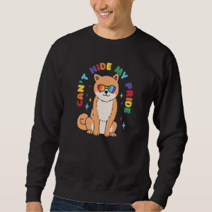 Moletom Não Consigo Esconder Meu Cachorro LGBTQ Colorida D
