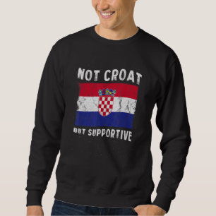 Moletom Não croata, mas inspiração de bandeira nacional so