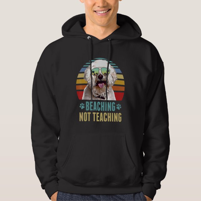 Moletom Não Ensinando Bichons Cachorro Crescente Verão (Frente)