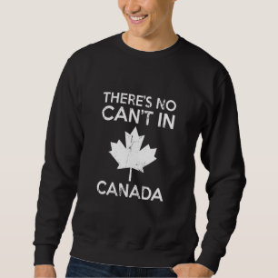 Moletom Não há escala no dia do Canadá, folhas de folhas d