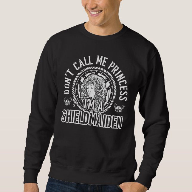 Moletom Não me chame de Princesa. Sou uma Maiden Lagerth (Frente)