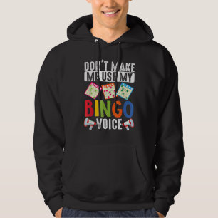 Moletom Não Me Faça Usar Meu Jogo De Voz Bingo Com Sorte