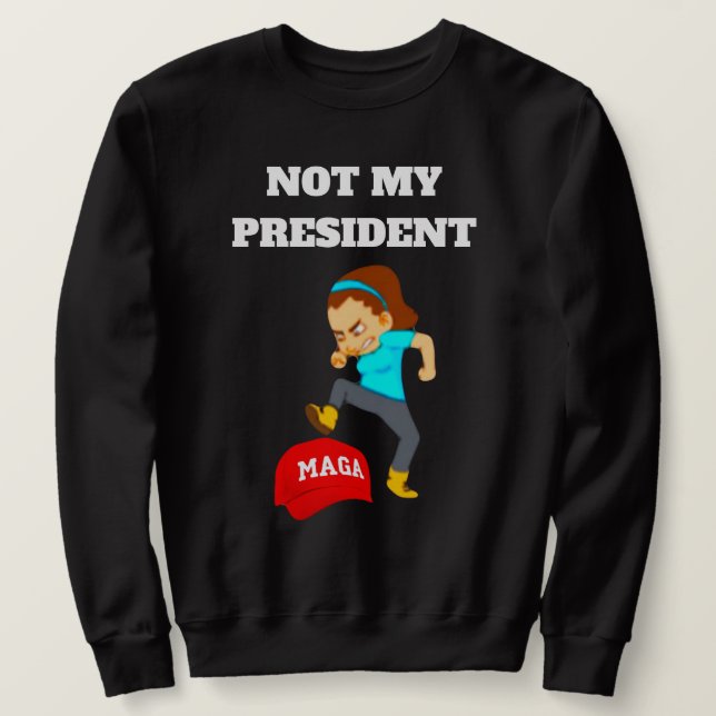 MOLETOM NÃO O MEU PRESIDENTE, SUEATSHIRT (Frente do Design)