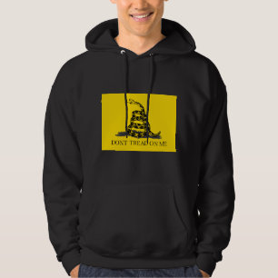 Moletom Não pise em mim Bandeira Gadsden PRETA AMARELA