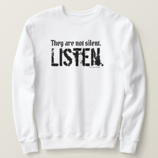Moletom Não são grupo simples silencioso dos bonés (branco
