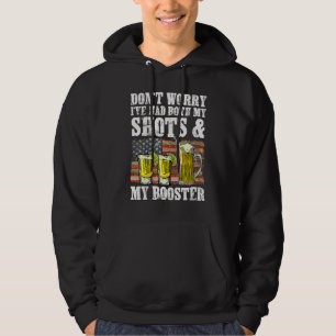 Moletom Não se preocupe, eu tive meus tiros e o reforço