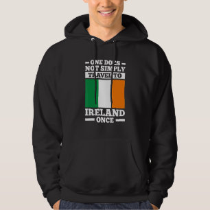 Moletom não se viaja simplesmente para a Irlanda uma vez i