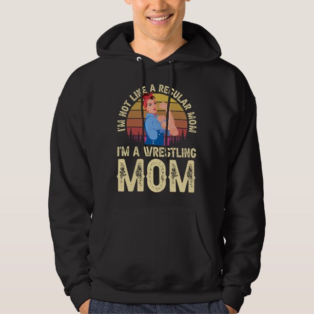 Moletom Não Sou Como Uma Mãe Normal, Sou Uma Mãe de Luta L (Frente)