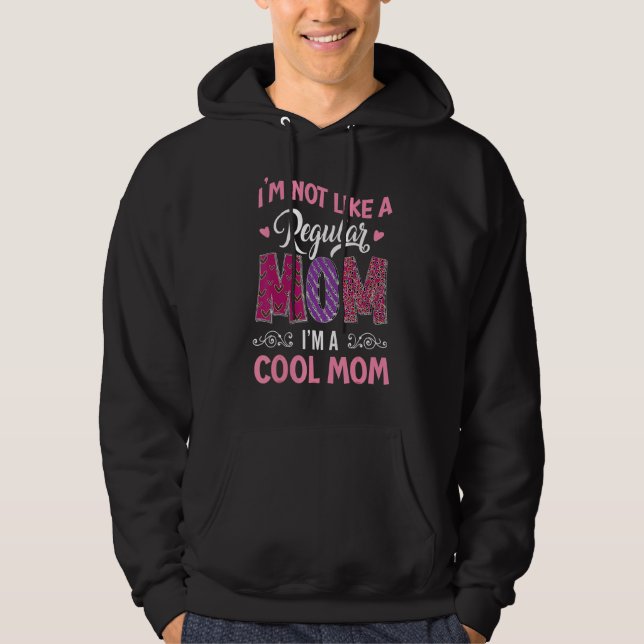 Moletom Não sou como uma mãe normal. Sou uma mãe zangada e (Frente)