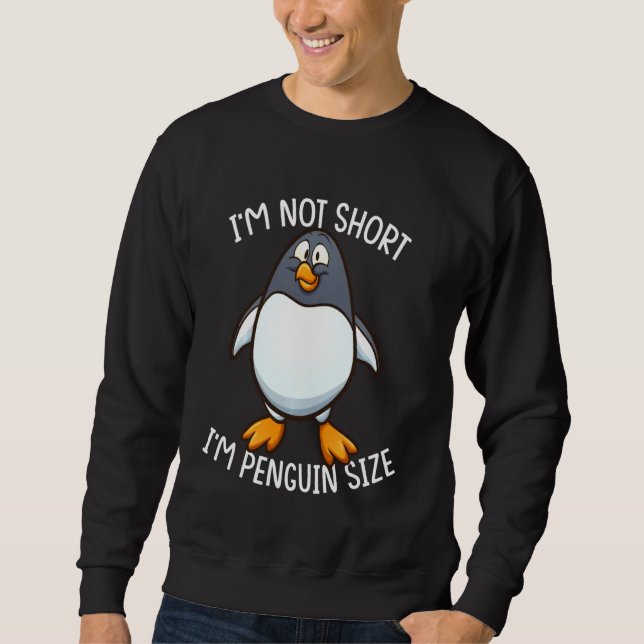 Moletom Não Sou Curta, Sou Pinguim, Fãs De Animais Engraça (Frente)