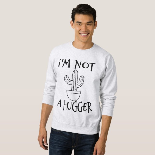 Moletom Não sou um Cactus Engraçado. (Frente Completa)