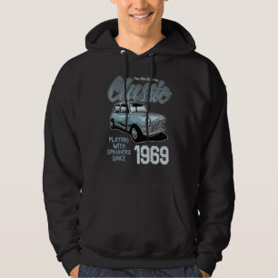 Moletom Não Sou Velho Sou Clássico Carro Vintage Nasci Em
