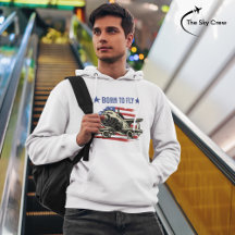 Nascer da Fly Vintage Avião dos EUA - Bandeira Avi