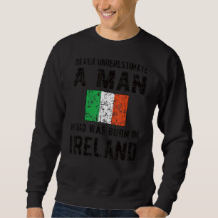 Moletom Nascer De Mens Na Irlanda Bandeira Raízes Irlandes