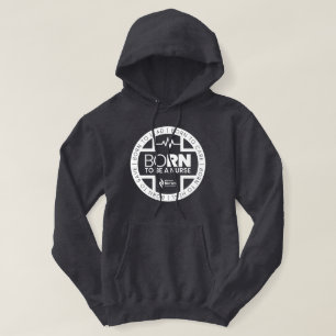 Moletom Nascer De Ser Um Enfermeiro Hoodie De Cor Escura