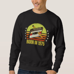 Moletom Nascer em 1975 Retro Vintage Cassette Tape Pencil 