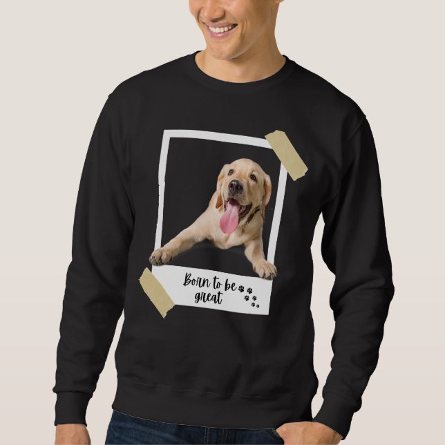 Moletom Nascer Este Excelente Cachorro De Retriever Labrad (Frente)