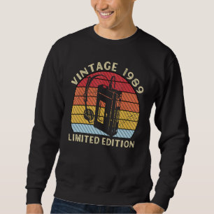 Moletom Nascer Vintage Em Fita De Cassete Retro 1989