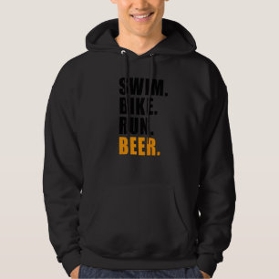 Moletom Natação Bike Run Beer Triathleton Esporte Mens