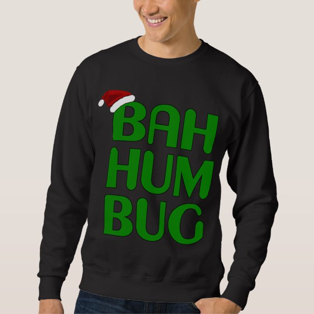Moletom Natal Bah Humbug Xmas Humbug Santa Hat (Frente)