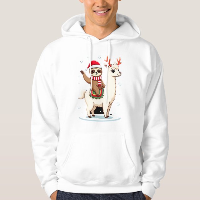 Moletom Natal da Preguiça Alpaca (3) (Frente)