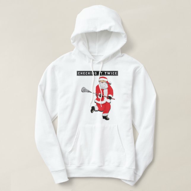 Moletom Natal de Lacrosse (Frente do Design)
