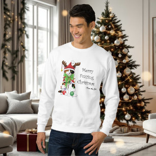 Moletom Natal desfocado da Feliz
