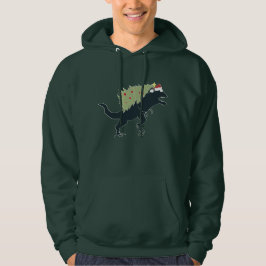 Moletom Natal Dinossauro Divertido e Festivo
