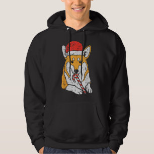 Moletom Natal do Cachorro Santa Hat Corgi