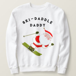 Moletom Natal do Esqui da Neve Divertida