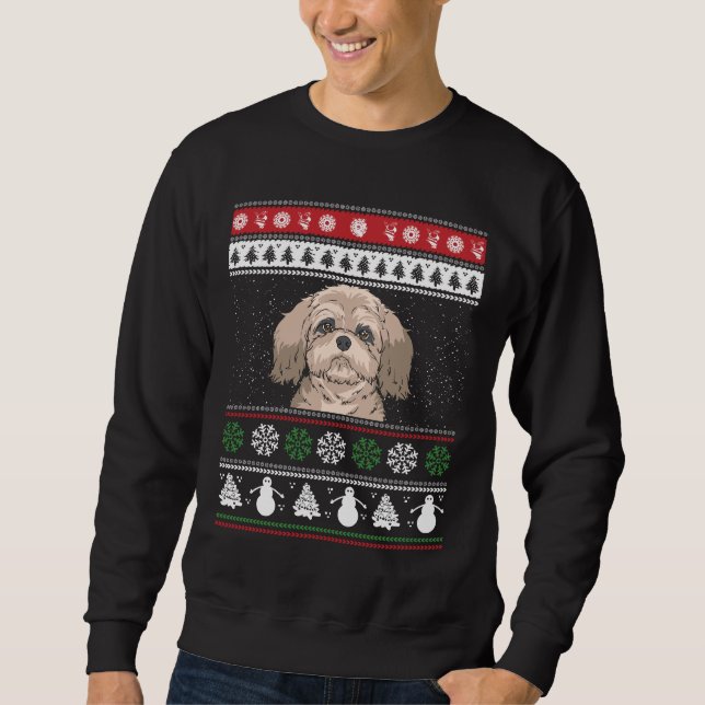 Moletom Natal do Shih Tzu (Frente)