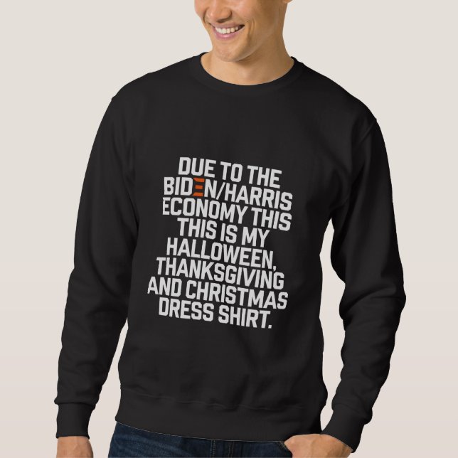 Moletom Natal Economia Biden Harris Engraçado (Frente)