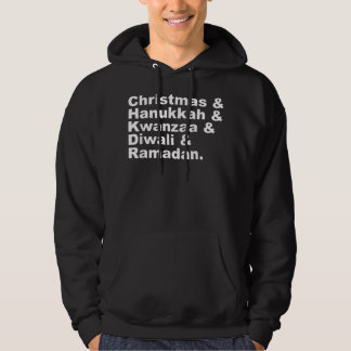 Moletom Natal Hanukkah Kwanzaa Diwali Ramadan Holiday