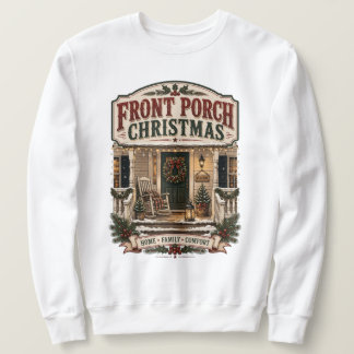 Moletom Natal na Varanda da Frente Estilo Fazenda Vintage