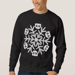 Moletom Natal Panda Snowflake Gift Panda