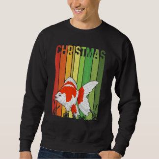 Moletom Natal Peixe Retro Fofo Grupo Correspondente Feriad